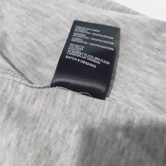 BDG Gray T-Shirt Tunic/Dress S/P - Picture 6 of 6